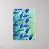 Toile feuilles d'aquarelle Abstraits (Recto)