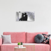 Toile Feuilles d'argent de l'anniversaire de l'impressio (Insitu(Salon))
