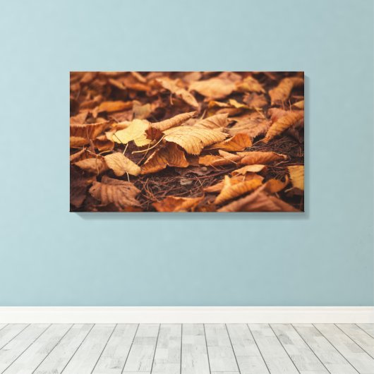Toile Feuilles d'automne (Insitu (Plancher de Bois))
