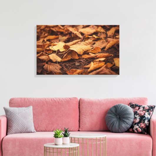 Toile Feuilles d'automne (Insitu(Salon))