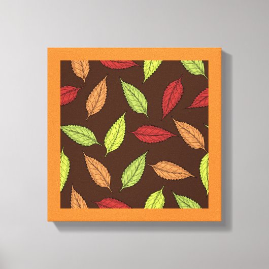 TOILE FEUILLES D'AUTOMNE (Recto)