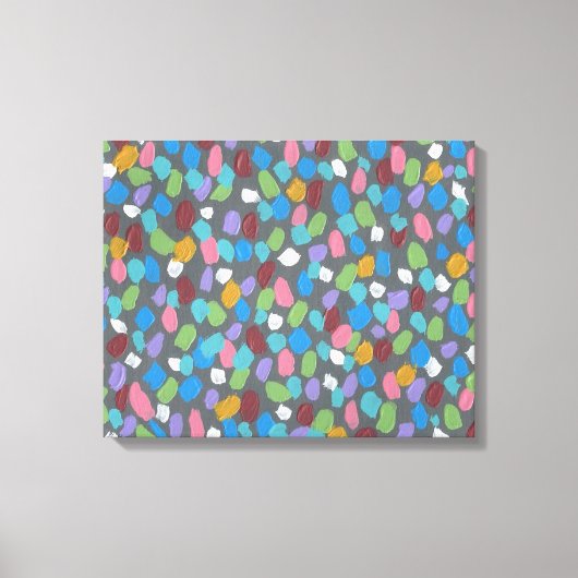 Toile Feuilles d'automne Abstraites (Recto)