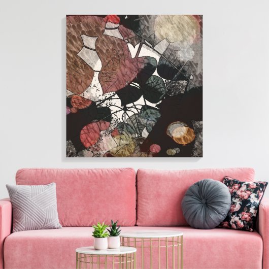 Toile Feuilles d'automne Art Moderne (Insitu(Salon))