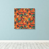 Toile Feuilles d'automne colorées (Insitu (Plancher de Bois))