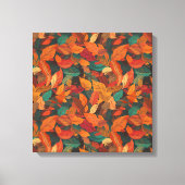 Toile Feuilles d'automne colorées (Recto)