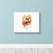 Toile Feuilles d'automne et fentes S'il vous plaît (Insitu (Plancher de Bois))