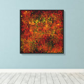 Toile Feuilles d'automne peinture abstraite (Insitu (Plancher de Bois))