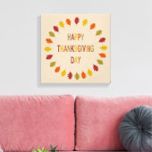Toile Feuilles de chêne de Thanksgiving (Insitu(Salon))