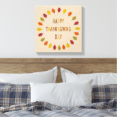 Toile Feuilles de chêne de Thanksgiving (Insitu(Chambre))