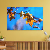 Toile Feuilles de chêne sec - Le printemps n'est pas loi (Insitu(Salon))