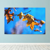 Toile Feuilles de chêne sec - Le printemps n'est pas loi (Insitu (Plancher de Bois))