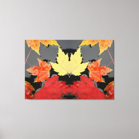 Toile Feuilles de l'érable d'automne (Recto)