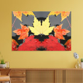 Toile Feuilles de l'érable d'automne (Insitu(Salon))