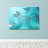 Toile Feuilles de l'ombre de la branche de l'arbre (Insitu (Plancher de Bois))