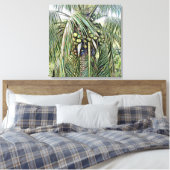 Toile Feuilles de palmier tropical verdure Caraïbes (Insitu(Chambre))