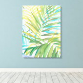 Toile Feuilles de palmiers tropicaux (Insitu (Plancher de Bois))