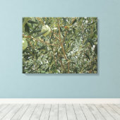 Toile Feuilles d'oliviers (Insitu (Plancher de Bois))