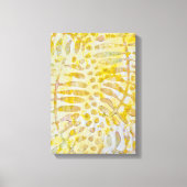 Toile Feuilles dorés Gelli (Recto)