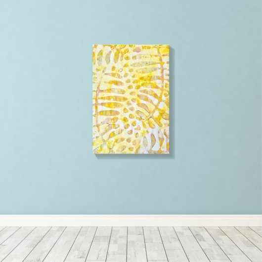 Toile Feuilles dorés Gelli (Insitu (Plancher de Bois))