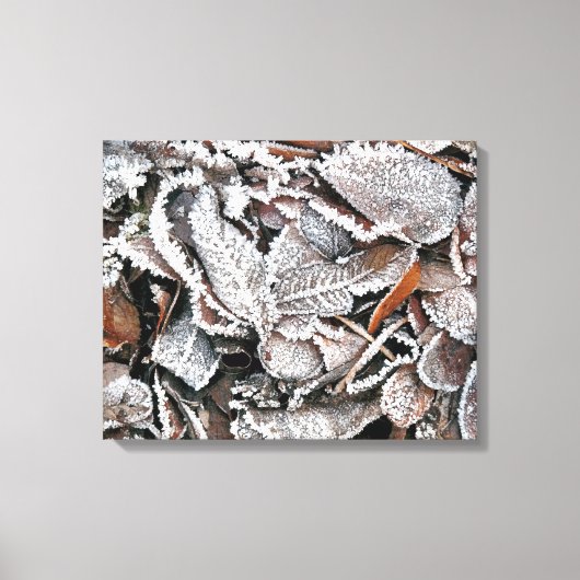 TOILE FEUILLES HIVER (Recto)