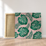 Toile Feuilles Pink & Green Palm sans couture Motif<br><div class="desc">Le Tropical Pink & Green Palm Feuille Seamless Motif est un design dynamique et animé avec un assortiment de feuilles de palmiers rose et vert disposés en motif extensible. Le motif a une disposition transparente, ce qui signifie que les bords de la conception se mélangent de manière transparente pour créer...</div>