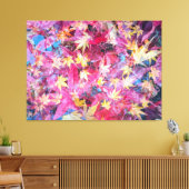 Toile Feuilles rouges (Insitu(Salon))