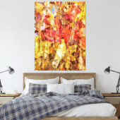 Toile Feuilles tombés Abstraits (Insitu(Chambre))