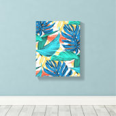 Toile Feuilles Tropicales Exotiques (Insitu (Plancher de Bois))