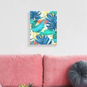 Toile Feuilles Tropicales Exotiques (Insitu(Salon))