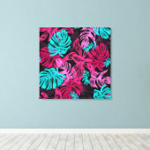 Toile Feuilles tropicaux (Insitu (Plancher de Bois))