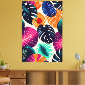 Toile Feuilles tropicaux (Insitu(Salon))