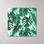 Toile Feuilles tropicaux de grande palme (Recto)