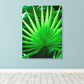 Toile Feuilles tropicaux, Moulin à vent, Vert foncé (Insitu (Plancher de Bois))