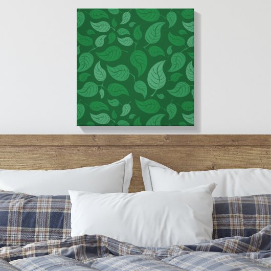 Toile Feuilles verts (Insitu(Chambre))