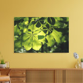 Toile Feuilles verts à sept points avec éclairage solair (Insitu(Salon))