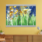 Toile Feuilles volants (Insitu(Salon))