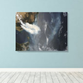 Toile Feux et fumée dans le sud-est de l'Australie (Insitu (Plancher de Bois))