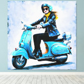 Toile "Fiamma" "Corsa Elegante" - Élégante balade (Insitu (Plancher de Bois))