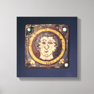 Toile Fibula avec le visage d'un jeune homme