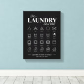 Toile Fiche de la salle de blanchisserie (Insitu (Plancher de Bois))