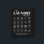 Toile Fiche de la salle de blanchisserie<br><div class="desc">Lave-linge cheat toile décor pour votre buanderie murale.</div>