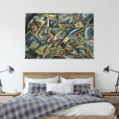 Toile Fiddler, peinture à l'huile cubiste (Insitu(Chambre))