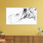 Toile fidèle à 100% d'éléphant par Inkspot (Insitu(Salon))