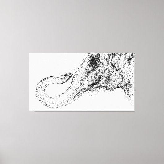 Toile fidèle à 100% d'éléphant par Inkspot (Recto)