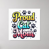 Toile Fier maman de chat (Recto)