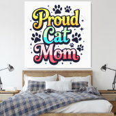 Toile Fier maman de chat (Insitu(Chambre))
