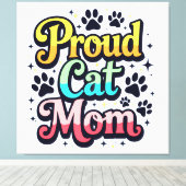 Toile Fier maman de chat (Insitu (Plancher de Bois))