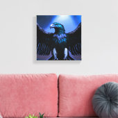 Toile Fierce Crystal Eagle – Wild Spirit Canvas Art (Insitu(Salon))