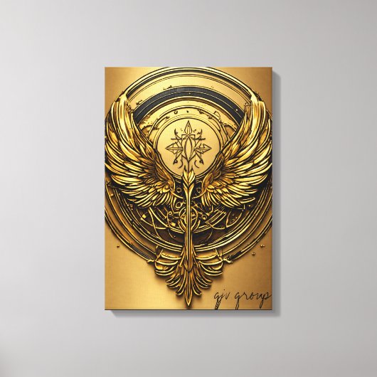 Toile "Fierce Eagle Spirit - Bold & Majestic T-Shirt Des (Recto)