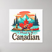 Toile Fière d'être canadienne (Recto)